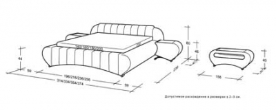 Кожаные кровати Флоренция-1